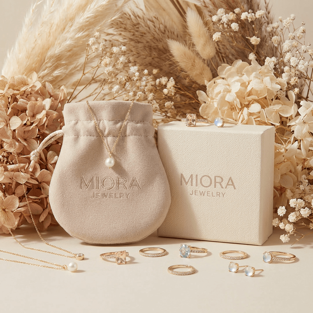 14k Dainty Birth Month Stone & Flower Charm Necklace